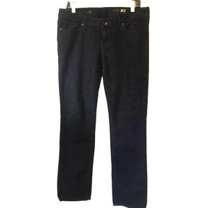 X2 Quality Denim Straight Leg Black Jeans Size 10 Regular Pockets